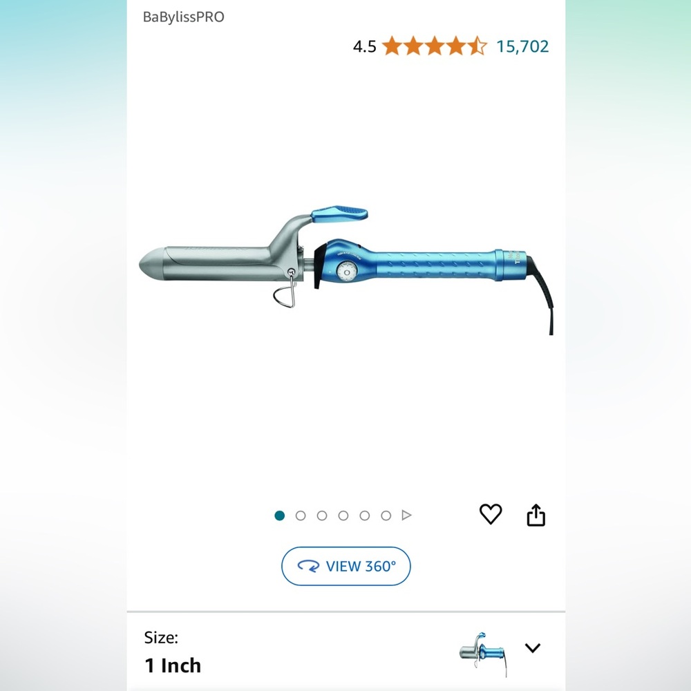BaBylissPRO 1inch curling iron - BRAND NEW